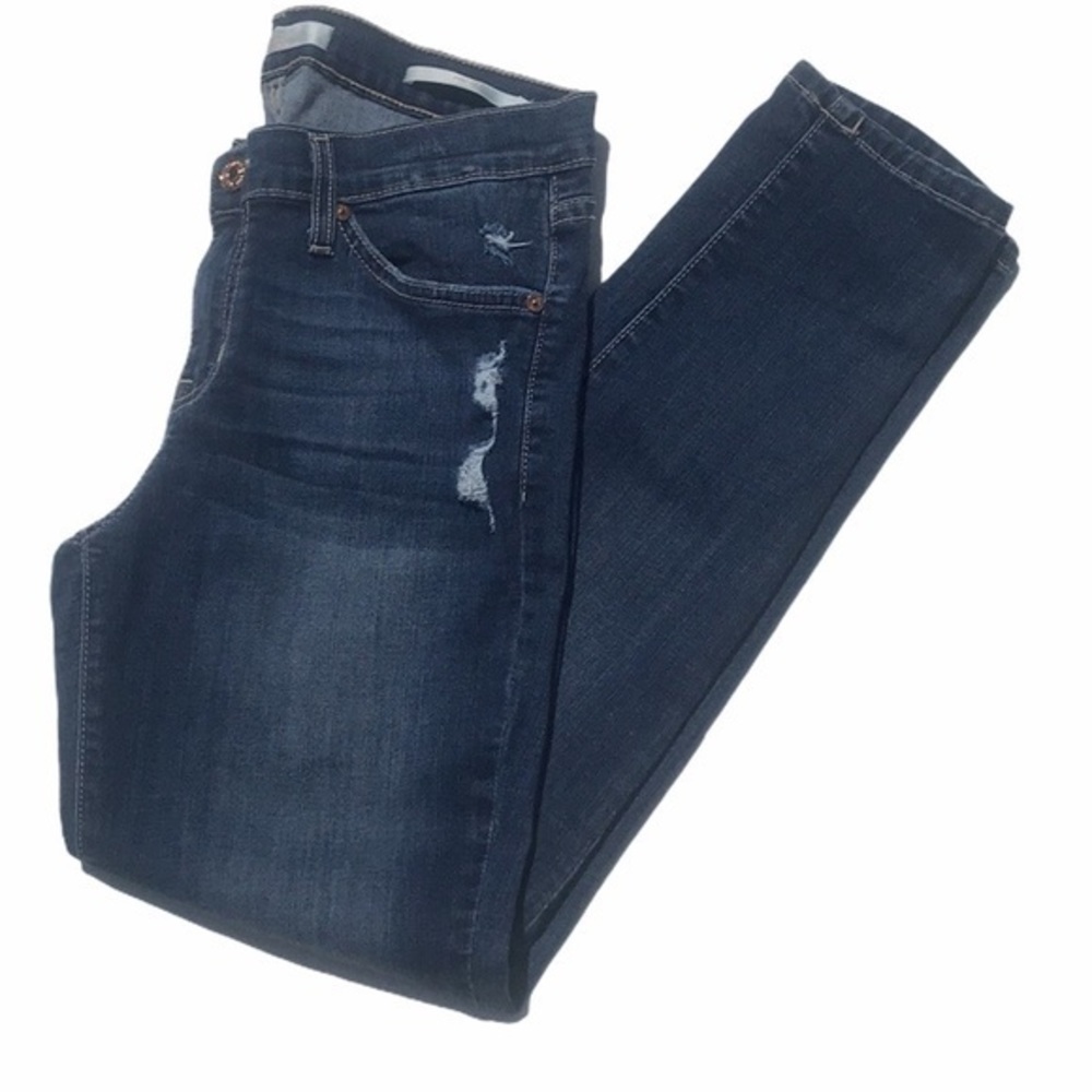 KaCan Premier Skinny Distressed Dark Wash Jeans